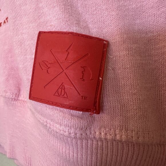 Harry Potter NYC Ladies Fawkes Hoodie Wizarding Worlds XS Pink **READ** - Picture 5 of 8